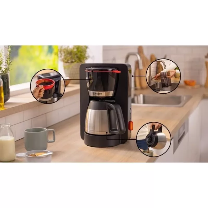 Bosch TKA6M273 kavos virimo aparatas Lašinė kavos virimo mašina 1.1 L
