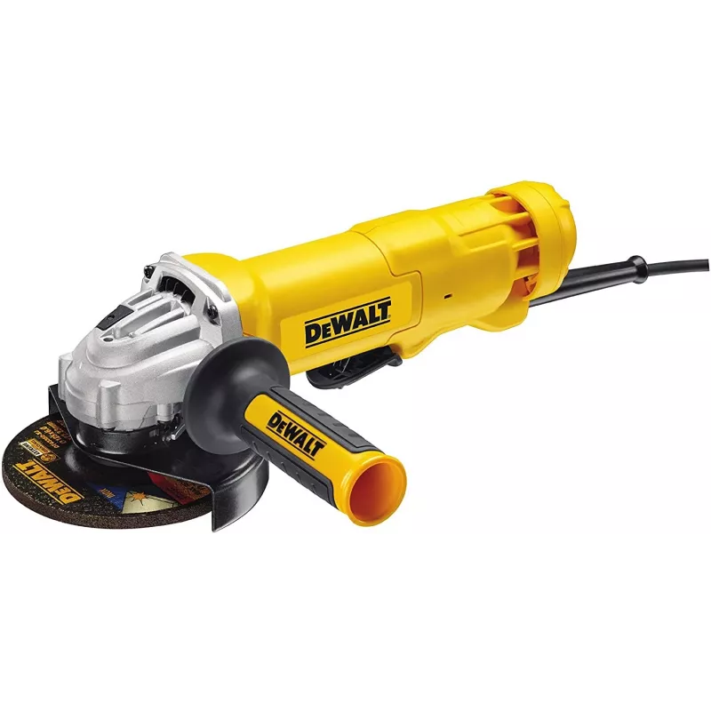 Kampinis šlifuoklis DeWalt DWE4233, 1400 W, 115 mm diskas, 2,45 kg, tinklinis