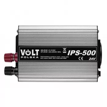 Keitiklis AZO 350/500W 24V į 230V modelis 4PRZ24230IPS500, 350W nuolatinė / 500W pikinė galia