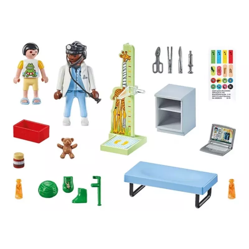 Figūrėlių rinkinys Action Heroes 71619 Pediatras su meškiuku