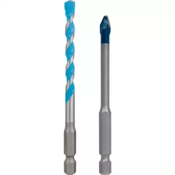 Gręžtų rinkinys Bosch Expert HEX-9 MultiConstruction 6 mm, 2 vnt.