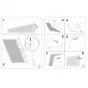 Dangtelis PocketBook HN-QI-PU-700-BK-WW Juodas 7 colių