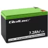 Qoltec 53062 AGM baterija | 12V | 7,2 Ah | max 108A