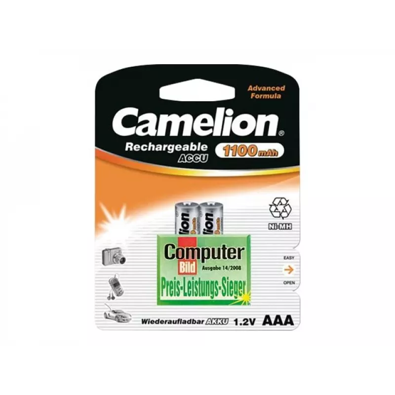 Įkraunama baterija Camelion NH-AAA1100BP2, AAA, 1,2 V, 2 vnt.