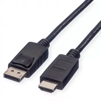 Kabelis ROLINE 11445780 1 m DisplayPort į HDMI juodas
