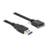 USB laidas DeLOCK 83599 USB 3.2 Gen 1 3m USB A Micro-USB B juodas
