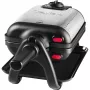 Tefal WM756D vaflinė 2 vafliai 1200 W Juoda, Nerūdijantis plienas