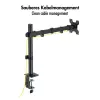 Pultelio laikiklis monitoriui 17-32 col., 10 kg maks., plieninis