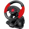 Vairas ESPERANZA EG103 žaidimų valdiklis – PC/PS2/PS3, 13 mygtukų, vibracija, akselerometras, juodas/raudonas