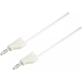 VOLTCRAFT matavimo zondas [4 mm kištukas - 4 mm kištukas] 2 m baltas MSB-300 (MSB-300-2-WS)