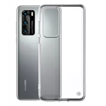 Apsauginis silikoninis dėklas Tellur Huawei P40, permatomas