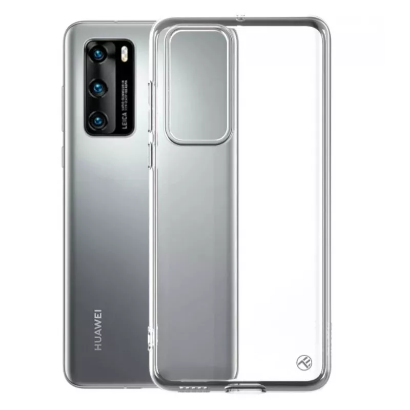 Apsauginis silikoninis dėklas Tellur Huawei P40, permatomas