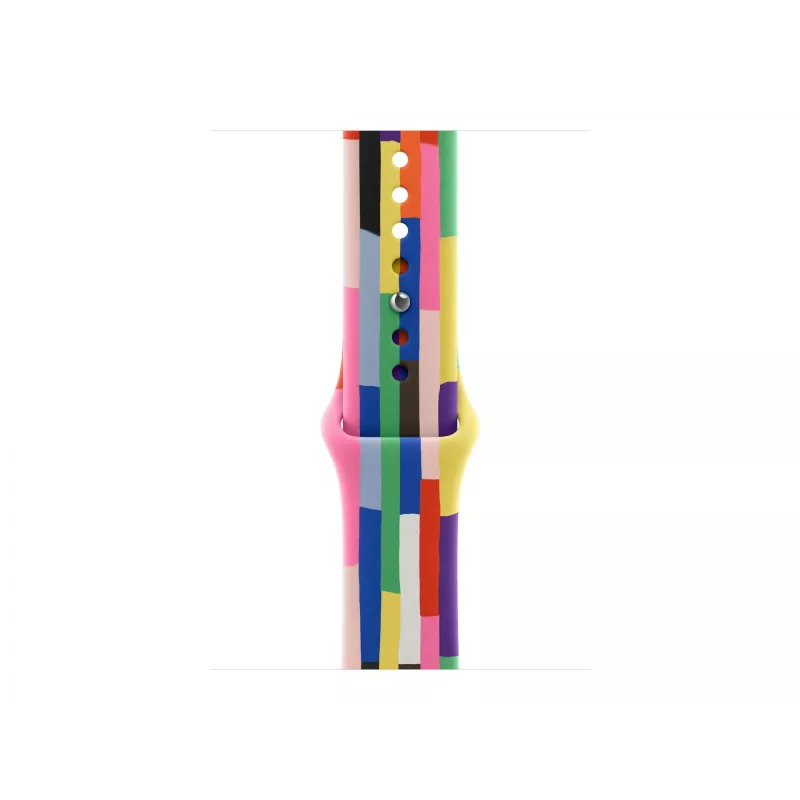 Apple MDWF4ZM/A Pride Edition Sport Dirželis Apple Watch – Įvairiaspalvis Fluoroe lastomeras