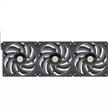 Thermaltake TOUGHFAN EX12 Pro Swappable Edition 120mm korpuso ventiliatorius 3 vnt. rinkinys juodas