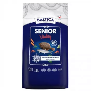 Baltica Excellent Senior Vitality Baltic fish M/L sausas pašaras šunims 12 kg