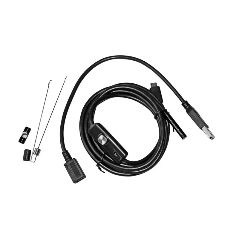USB endoskopas MEDIA-TECH ENDOSCOPE 66° CMOS, 640x480 30fps, IP67, 6 LED, magnetas ir kabliukas