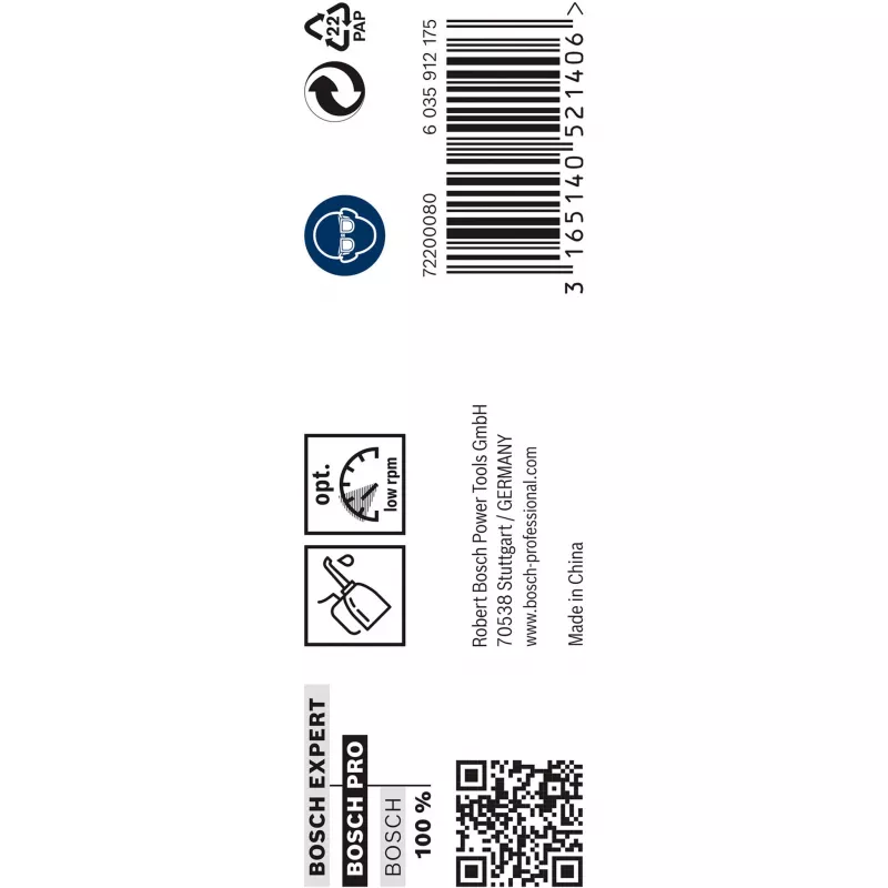 Gręžtų komplektas Bosch HSS Cobalt 2608585905 5 vnt.