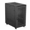 Stovimas serverio spintele LANBERG FF01-6022-23B, 22U, 600×1000 mm, juoda, perforuotos dureles