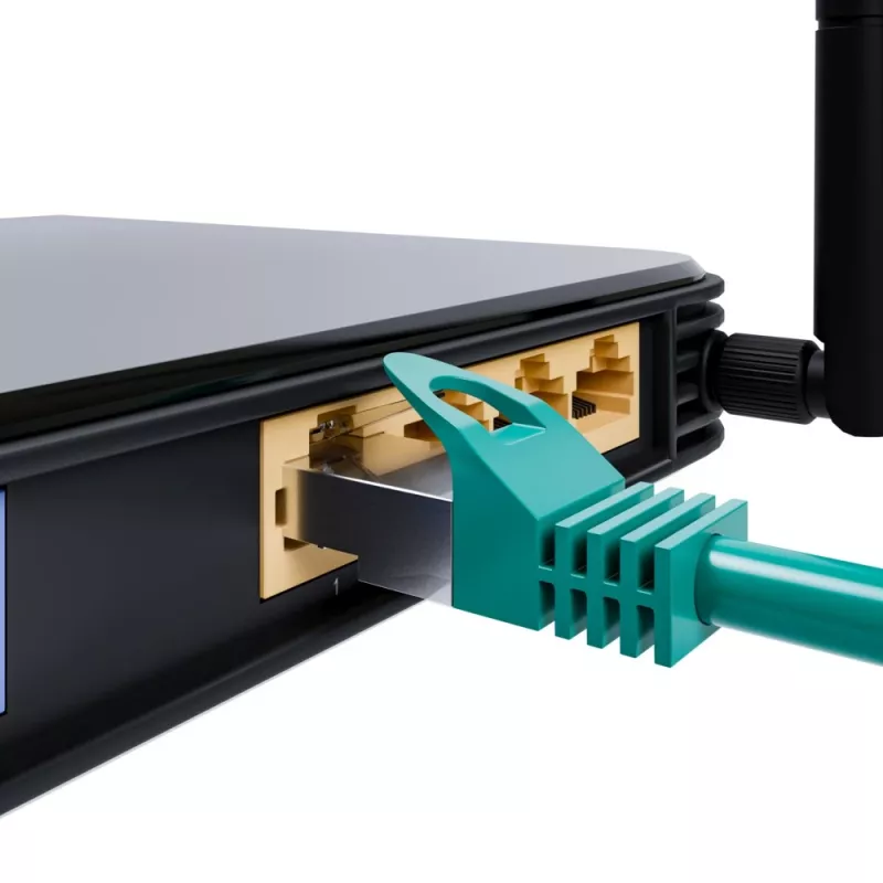 Extralink Cat.6 FTP 2m LAN jungiamasis laidas, varinis tinklo kabelis, vytos poros 1Gbit/s