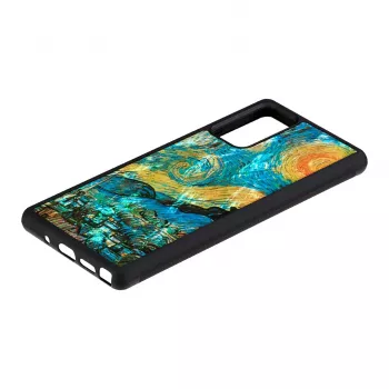 Apsauginis dėklas iKins Samsung Galaxy Note 20 — žvaigždėtos nakties juoda