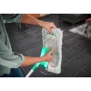 Leifheit Profi XL cotton plus plokščias šluotražis – 420 mm, medvilnė/pluoštas, aliumininis kotas