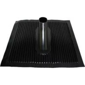 Megasat plastikinė-aliumininė čerpė 500x440mm juoda (1800293)