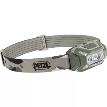 PETZL Aria 2 rgb-desert – įkraunama 200 liumenų priekinė lemputė