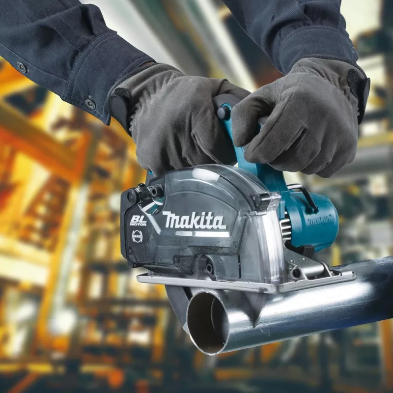 Makita DCS553Z nešiojamasis diskinis pjūklas 15 cm Juoda, Mėlyna 4200 RPM