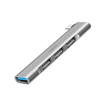 LogiLink USB 3.2 Gen1 4 prievadų USB-C šakotuvas 1x USB 3.0 AF 3x USB 2.0 AF UA0437