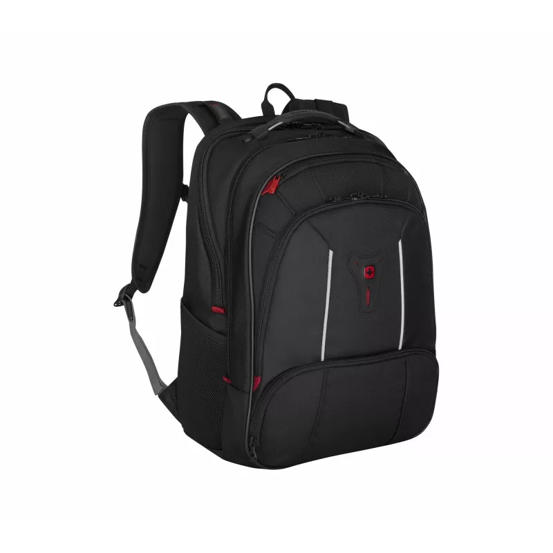 Wenger Carbon Pro verslo kuprinė su 15,6 inch nešiojamojo kompiuterio ir planšetės kišenėmis, juoda (653129)