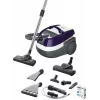 Šlapio ir sauso valymo dulkių siurblys Bosch BWD 41740 AquaWash&Clean — 1700 W, 5 L talpa, EPA filtras, teleskopinis vamzdis, 9 m spindulys, violetinis