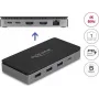 DeLOCK USB Type-C Dockinė stotelė 4K Dual HDMI MST USB Gigabit LAN PD 85W