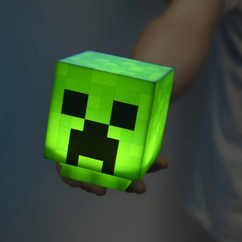 Paladone Minecraft Creeper 3D dizaino lempa PP6595MCFV3 – Stalo/pakabinama lempa
