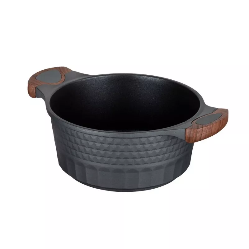 Puodas Resto Kitchenware Capella 2,6 L apvalus juodas medis