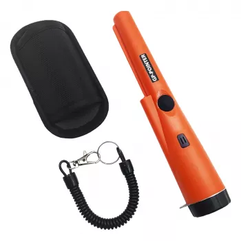 Nešiojamas metalo detektorius Extralink GP-Pointer SA-980 oranžinis – tikslus zondas smulkiems metaliniams objektams rasti