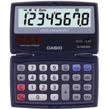 Skaičiuotuvas Casio SL-100VERA, lengvas 55 g