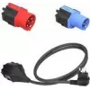 Kištukinių adapterių rinkinys NRGkick Smart Attachment Set Standard juoda mėlyna raudona