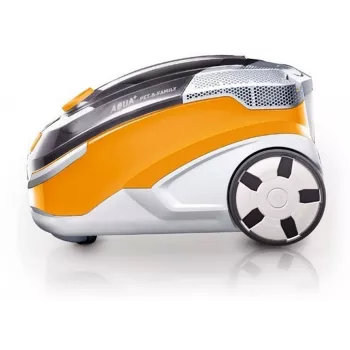 Cikloninis dulkių siurblys THOMAS Aqua + Pet & Family 1.8 L — sausas ir šlapias valymas, 1700 W, oranžinis/pilkas