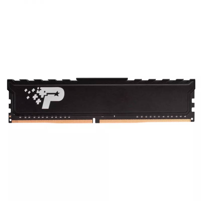 Desktop RAM PATRIOT Premium Black DDR4 32GB 3200MHz CL22 1x32GB aukštis 37mm