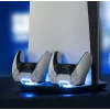 EgoGear SCC5-P5-WH, Įkrovimo sistema, PlayStation 5, Balta, Laidinis, 258 mm, 53 mm