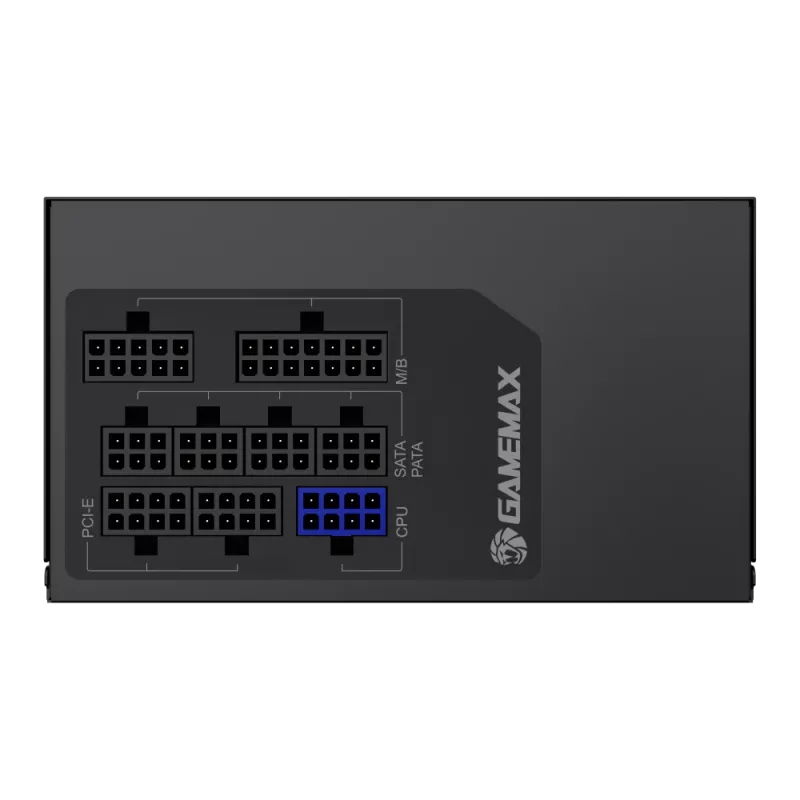 Gamemax GX 750GF 750 W maitinimo blokas, 80 PLUS Gold, pilnai modulinis