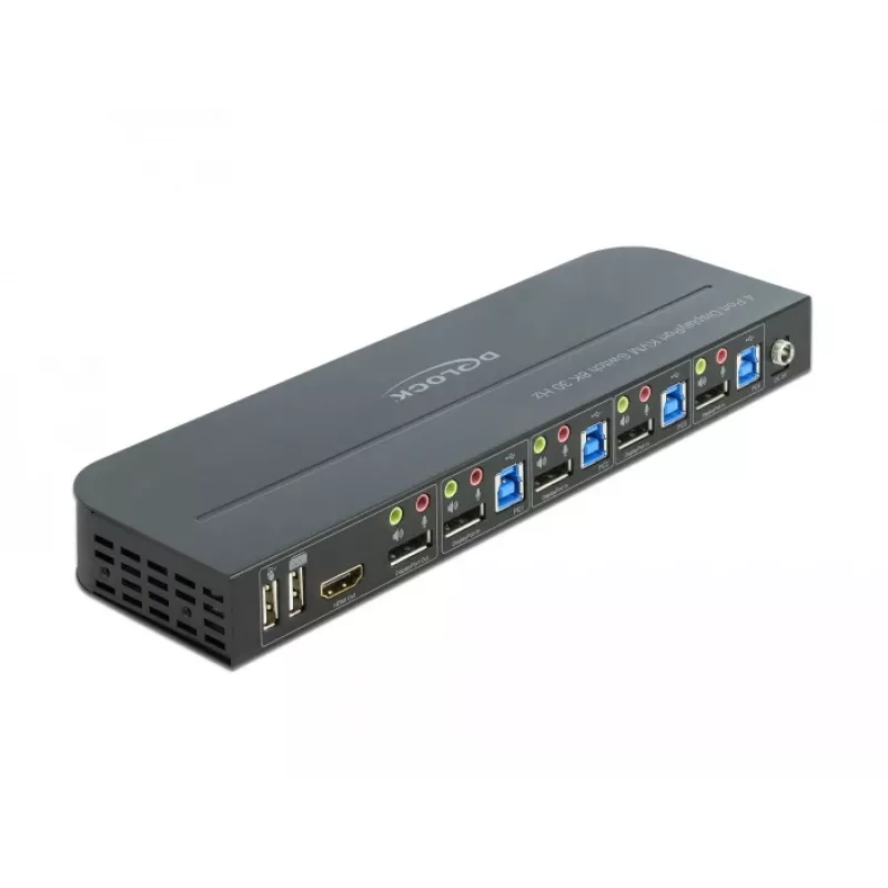 KVM jungiklis DeLOCK 11484 juodas