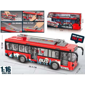 Autobusas su šviesomis, garsu ir atsidarančiomis durimis Madej 012865