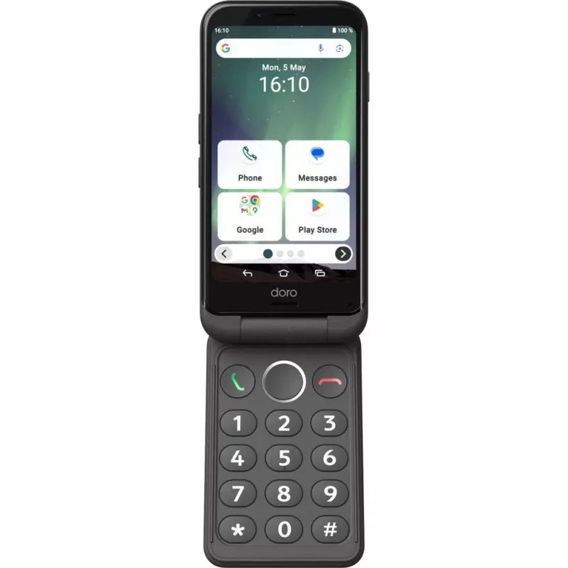 Išmanusis telefonas Doro Aurora A20 4,5 colio 4GB 64GB Juodas