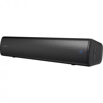 Creative Stage Air V2 kompaktiška garsiakalbių juosta po monitoriumi juoda