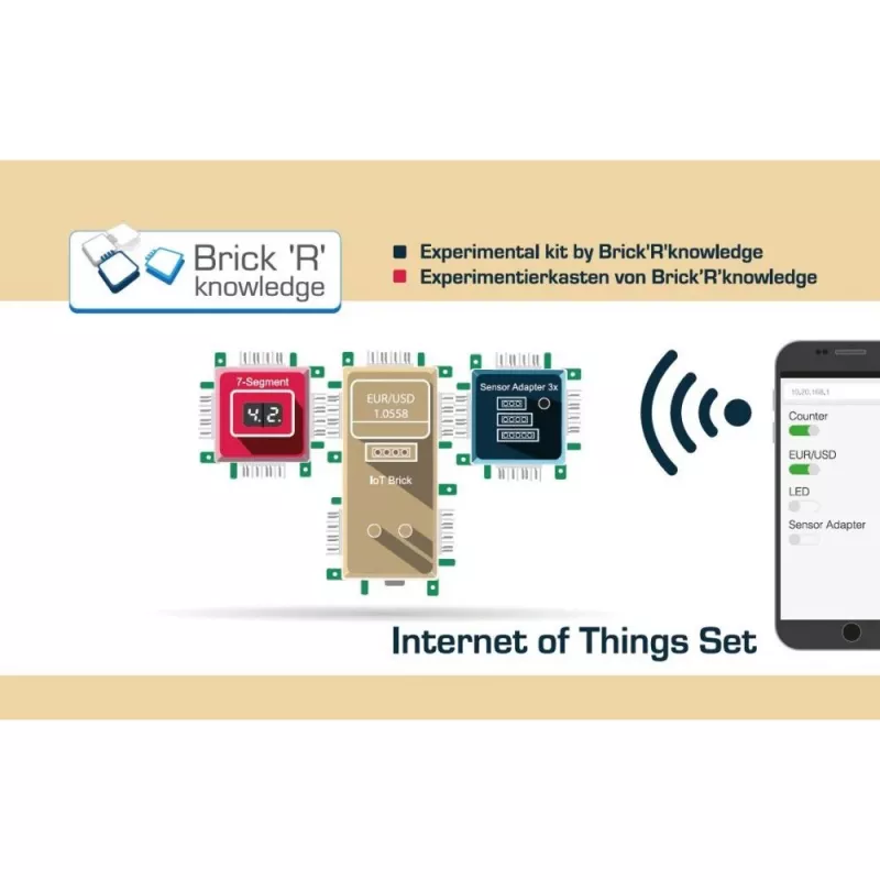 ALLNET IoT rinkinys ALL-BRICK-0688 – IoT rinkinys su ispaniška dokumentacija