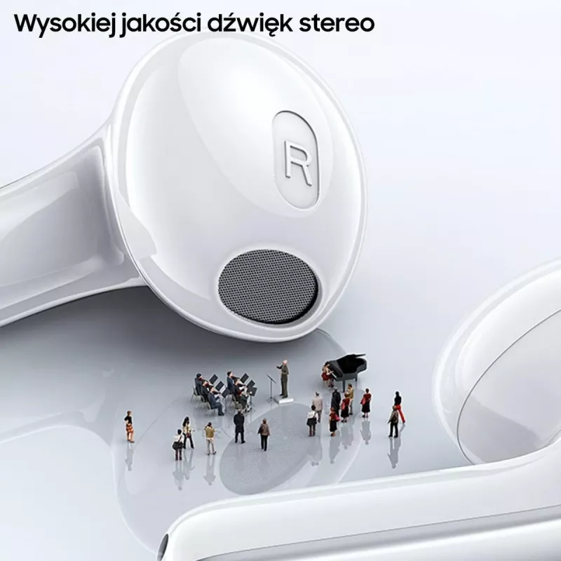 Ausinės USAMS TWSXH Series Dual Mic belaidės mėlynos BHUXH03