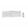 CHERRY Stream Desktop belaidė klaviatūra su pele, RF, QWERTZ, balta
