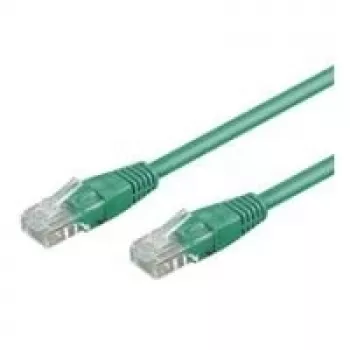 Wentronic Goobay CAT 5e jungiamasis laidas, U/UTP, žalias, 10 m - CCA vario mišinys (68348)