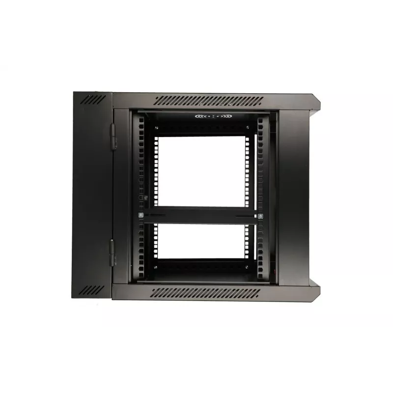 Extralink Rackmontavimo spinta 6U 600x600 AZH Juoda sieninė, varstoma